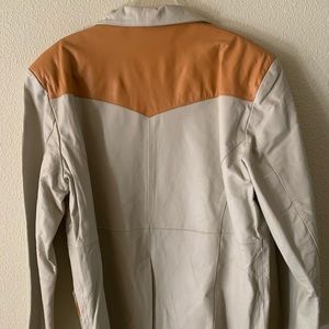 USA Suits & Blazers - Vintage Western Blazer Leather Skin Coat USA Suits & Blazers - Vintage Western Blazer Leather Skin Coat